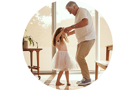 credit union dancing with daughter