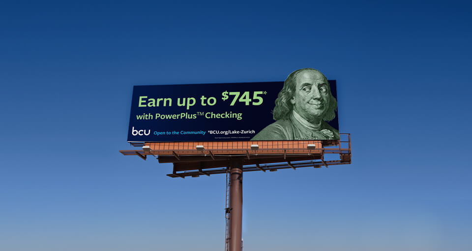 Earn up to $745 with Powerplus Checking