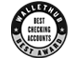 WalletHub Best Checking Accounts award