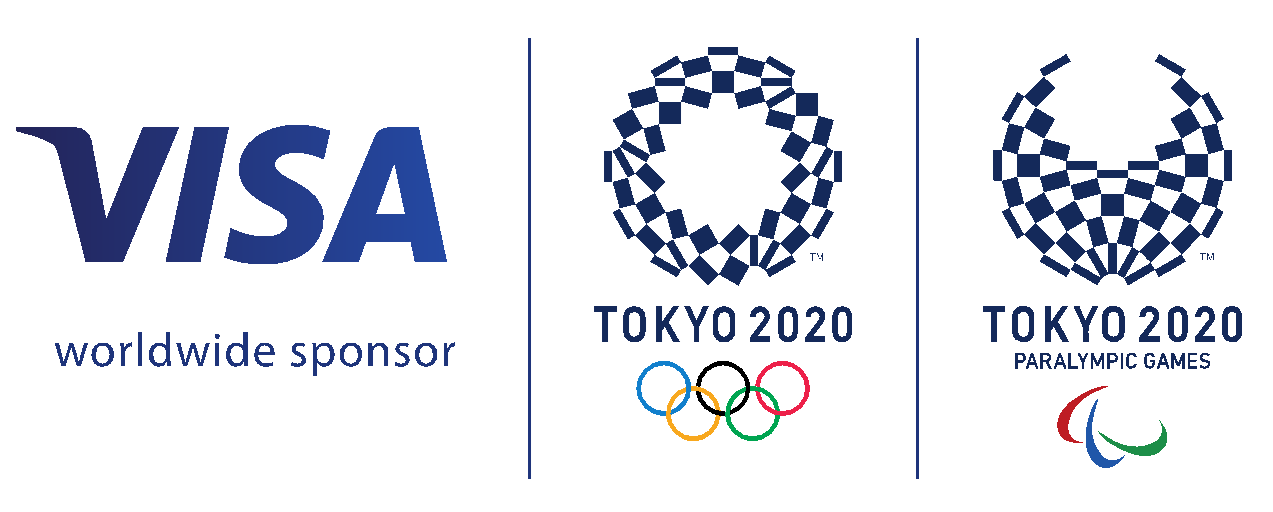 Visa and Tokyo Olympic Games 2020 logos